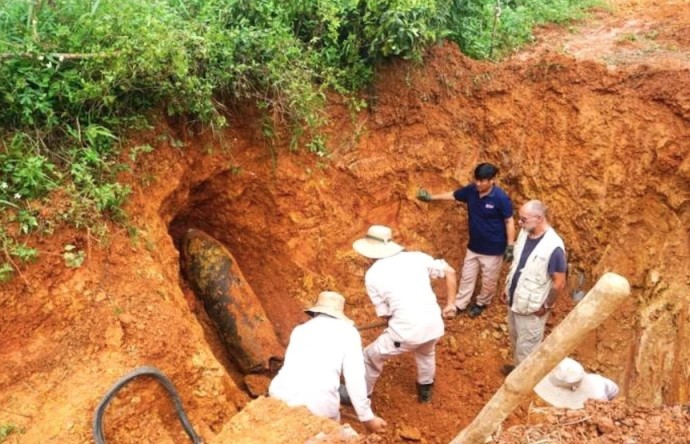 Quảng Bình: Liên tiếp phát hiện bom “khủng” còn sót lại sau chiến tranh