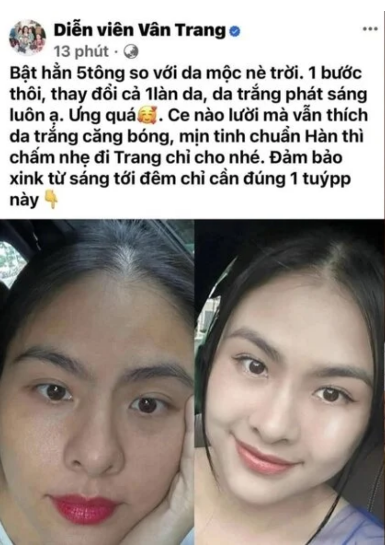 Vân Trang có động thái mới sau khi bị chỉ trích “quảng cáo lố”!