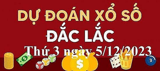 XSDLK 5/12, Kết quả xổ số Đắk Lắk hôm nay 5/12/2023, KQXSDLK thứ Ba ngày 5 tháng 12