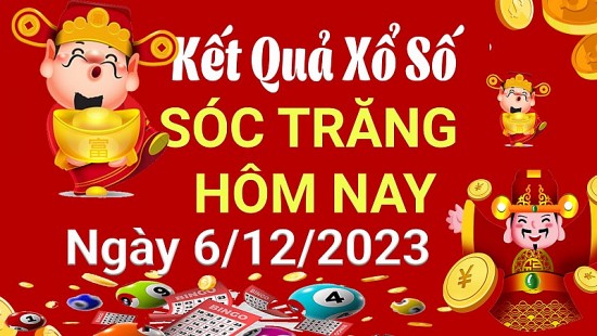 XSST 6/12, Kết quả xổ số Sóc Trăng hôm nay 6/12/2023, KQXSST thứ Tư ngày 6 tháng 12