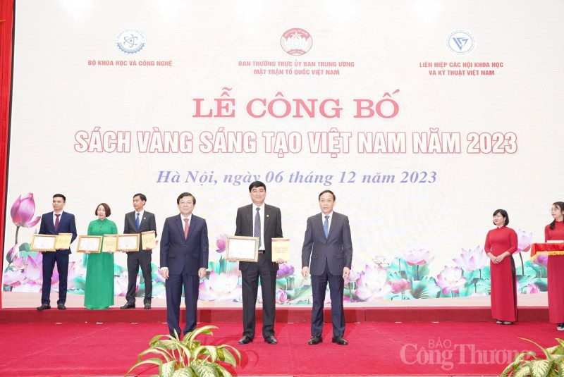 Sách vàng sáng tạo Việt Nam năm 2023: Vinh danh 79 công trình, giải pháp