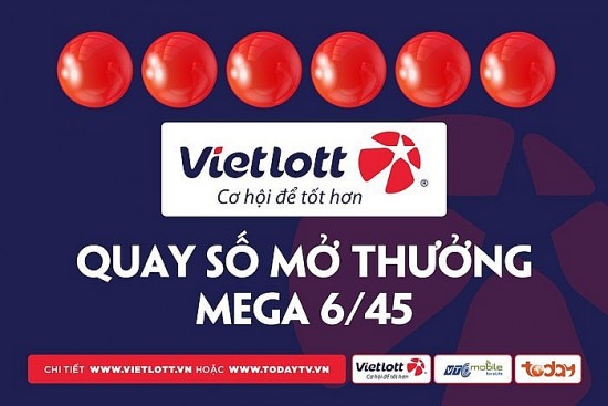 Vietlott 5/1, kết quả xổ số Vietlott hôm nay 5/1/2024, Vietlott Mega 6/45 5/1