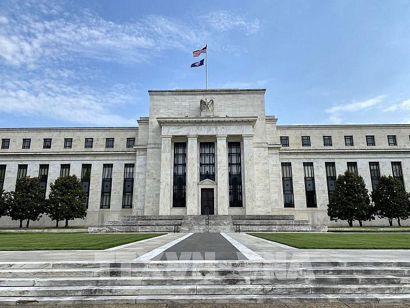 Trụ sở Cục Dự trữ Liên bang Mỹ ở Washington,DC. Ảnh: AFP/TTXVN