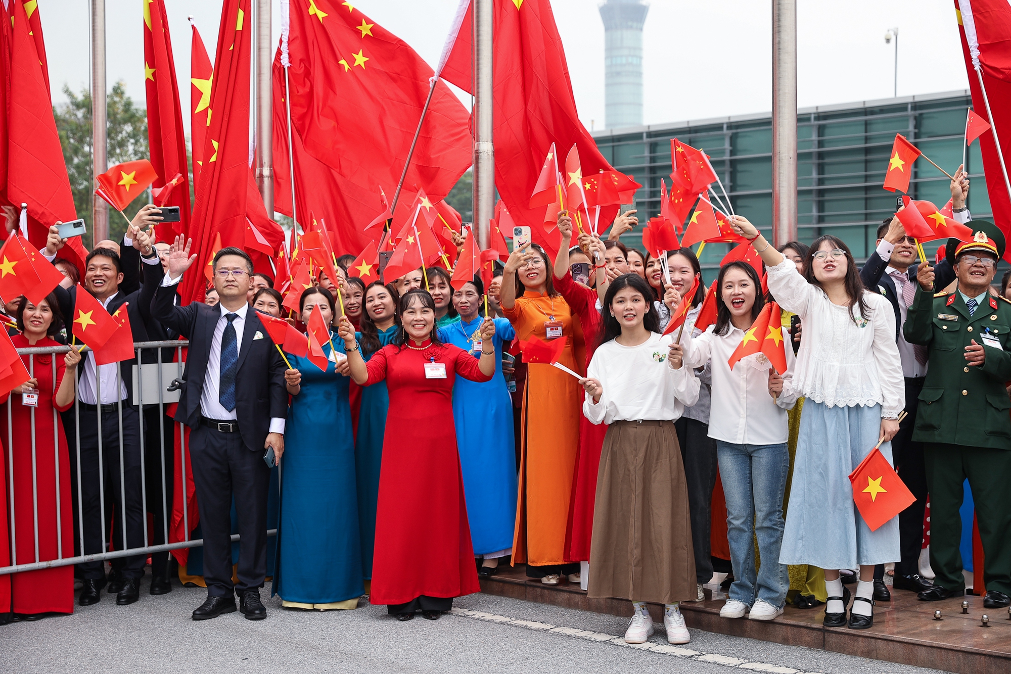 Thủ tướng Phạm Minh Chính đón Tổng Bí thư, Chủ tịch nước Trung Quốc Tập Cận Bình- Ảnh 11.