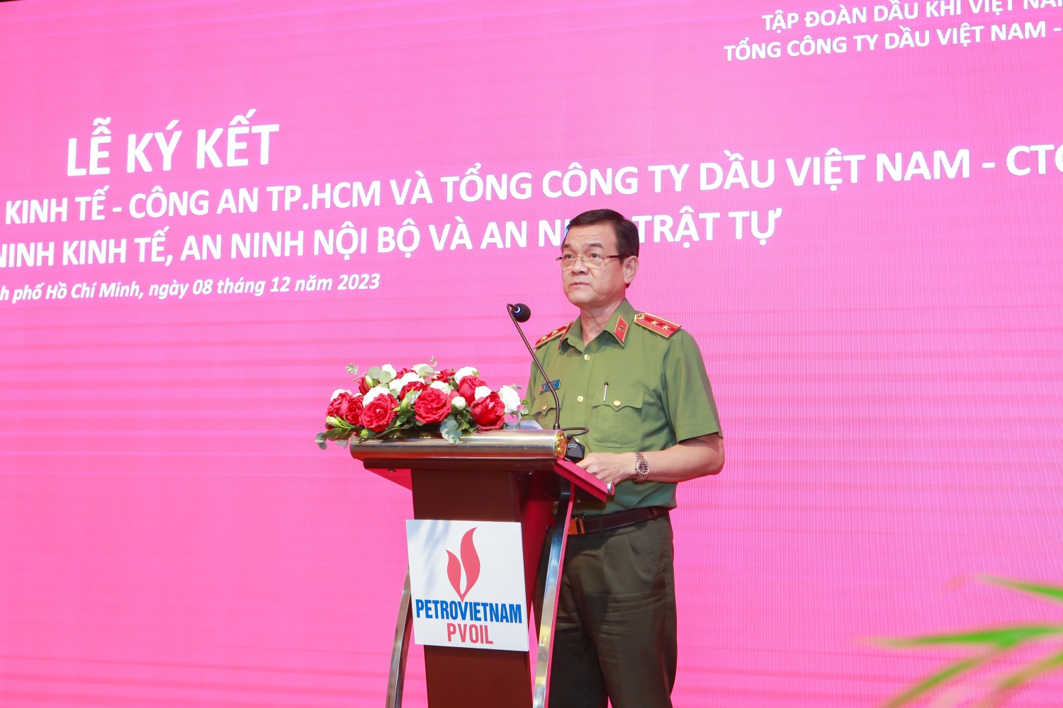 PVOIL và Công an TP. Hồ Chí Minh tăng cường phối hợp trong công tác an ninh kinh tế