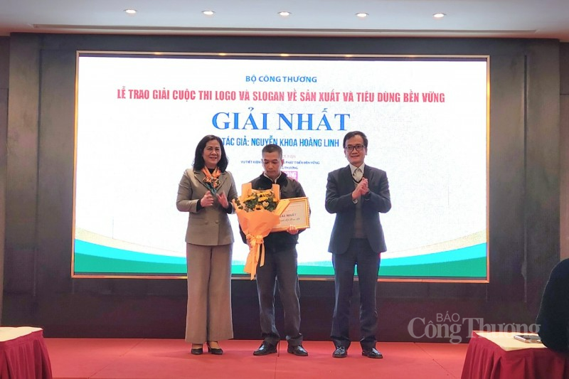 Bộ Công Thương trao giải cuộc thi logo và slogan về sản xuất và tiêu dùng bền vững