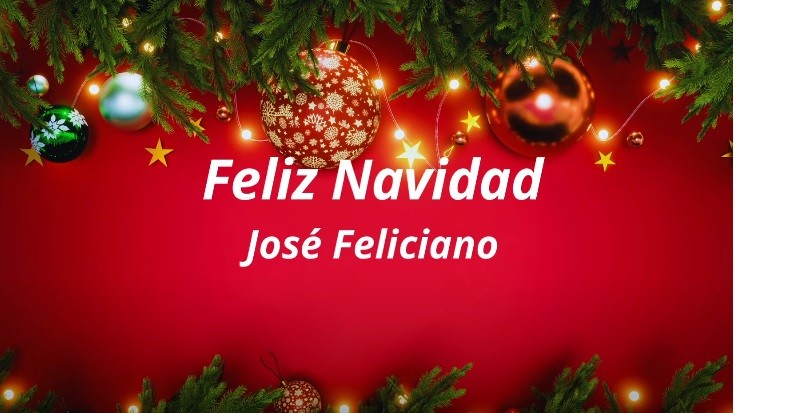 Bài hát Feliz Navidad. Ảnh chụp màn hình