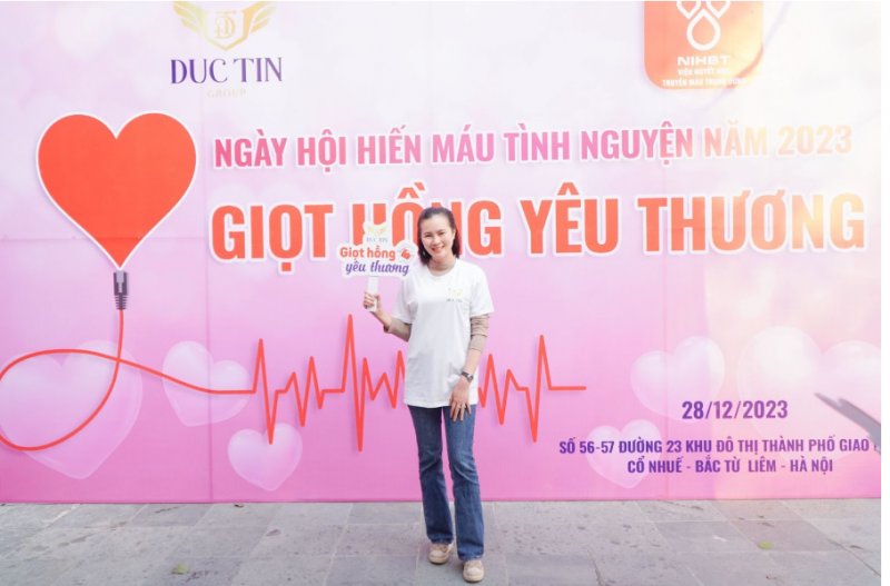 300 nhân viên của Đức Tín Group tham gia Giọt hồng yêu thương 2023 - Giữ nhịp đập trái tim