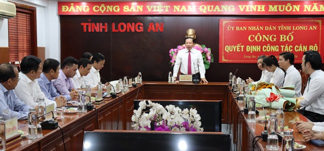 Ông Trương Tấn Sơn được bổ nhiệm làm Phó Giám đốc Sở Xây dựng Long An