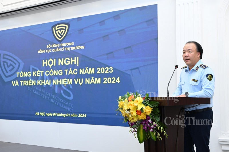 Tổng cục Quản lý thị trường tổng kết công tác năm 2023 và triển khai nhiệm vụ năm 2024