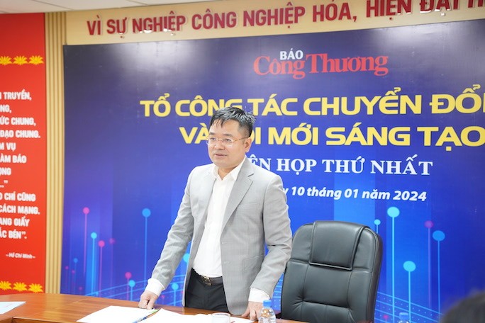 Tổ công tác chuyển đổi số và đổi mới sáng tạo Báo Công Thương tổ chức phiên họp thứ nhất