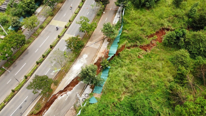 Lý do chậm khắc phục sạt lún Quốc lộ 14 đoạn qua TP. Gia Nghĩa - Đắk Nông