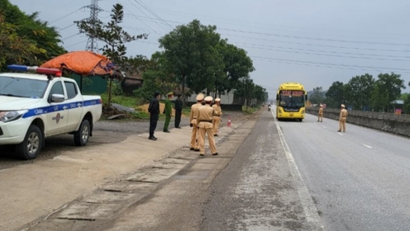 Thanh Hóa: Tuần tra, kiểm soát xử lý vi phạm trật tự, an toàn giao thông liên tuyến Quốc lộ 1