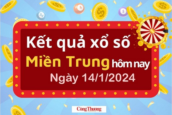 XSMT 14/1, Kết quả xổ số miền Trung hôm nay 14/1/2024, xổ số miền Trung ngày 14 tháng 1,trực tiếp XSMT 14/1