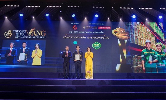 Công ty Cổ phần AP SaiGon Petro nhận giải thưởng “Thương hiệu Vàng” TP. Hồ Chí Minh 2023