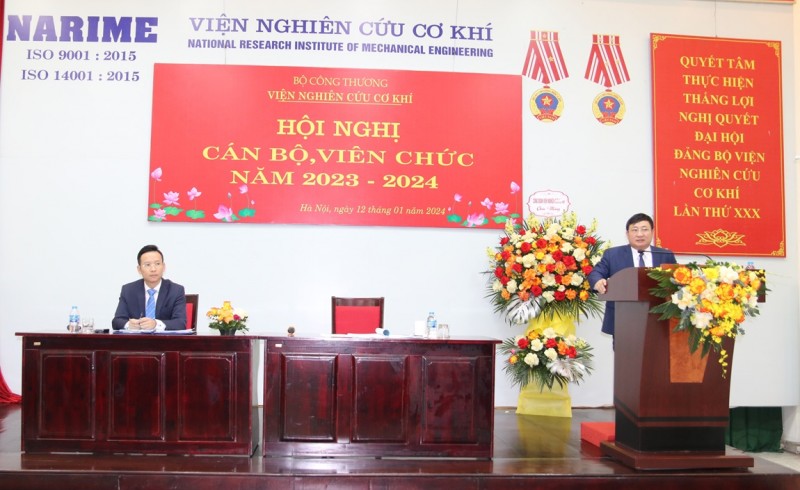 Hội nghị viên chức, người lao động Viện nghiên cứu Cơ khí năm 2023 - 2024