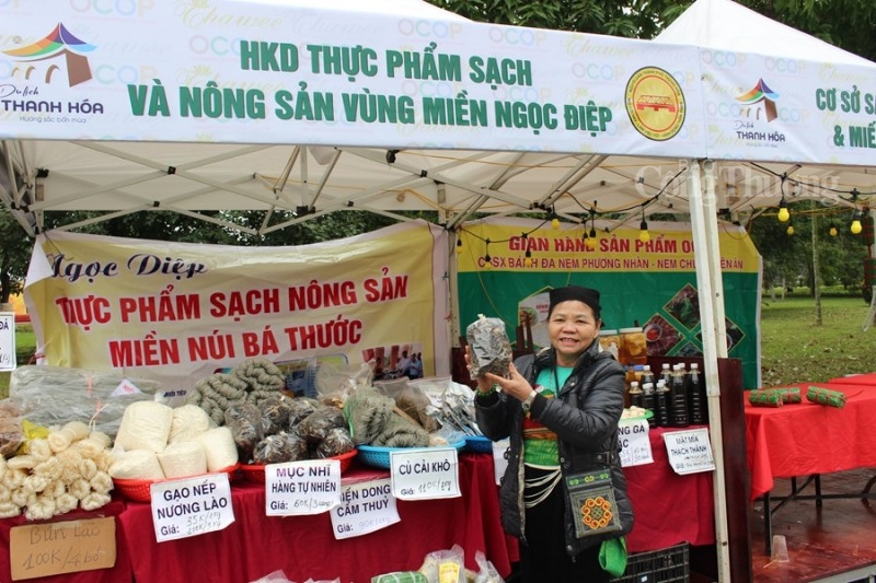 Thanh Hóa: Gần 40 gian hàng trưng bày các sản phẩm OCOP phục vụ nhân dân mua sắm Tết