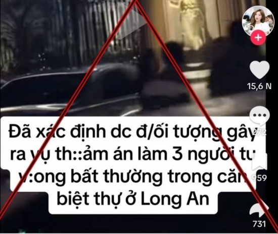 Điều tra kẻ tung tin thảm án 3 người chết ở Long An