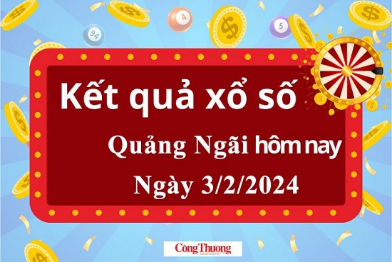 XSQNG 3/1, Xem kết quả xổ số Quảng Ngãi hôm nay 3/1/2024, xổ số Quảng Ngãi ngày 3 tháng 1