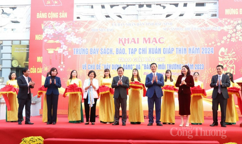 Bắc Ninh: Khai mạc Hội báo Xuân Giáp Thìn và trao Giải thưởng báo chí về Xây dựng Đảng