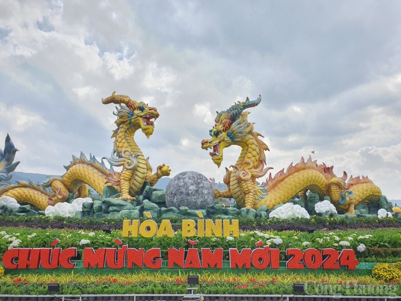 Quảng trường Hòa Bình rực rỡ sắc hoa mừng Đảng, mừng Xuân Quảng trường Hòa Bình rực rỡ sắc hoa mừng Đảng, mừng Xuân