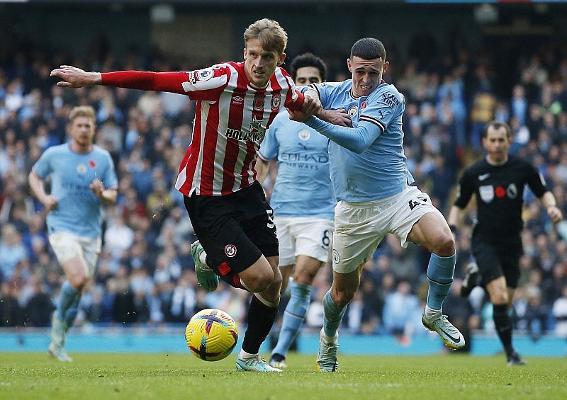 Lịch thi đấu trực tiếp vòng 23 Ngoại hạng Anh ngày 6/2: Brentford đại chiến Man City