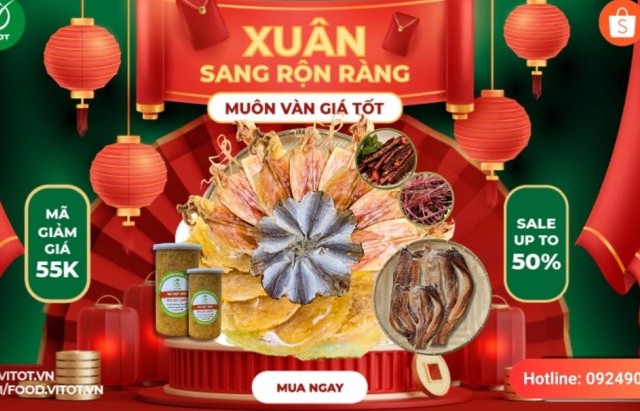 Sắm Tết trên sàn thương mại điện tử: Đơn hàng tăng “chóng mặt”, người kinh doanh chạy hết công suất