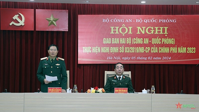 Bộ Quốc phòng, Bộ Công an giao ban thực hiện Nghị định số 03/2019/NĐ