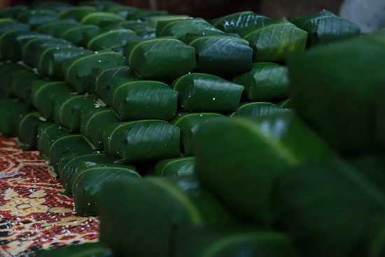 ve lang nghe banh chung tranh khuc ngay giap tet