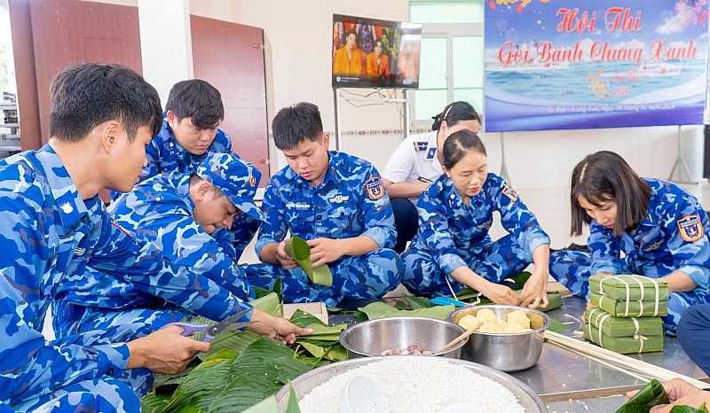 Bà Rịa - Vũng Tàu: Sôi nổi hội thi gói bánh chưng xanh