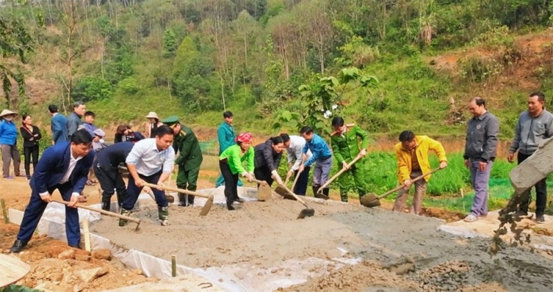 Sắc Xuân trên xã nông thôn mới vùng biên giới tỉnh Lào Cai