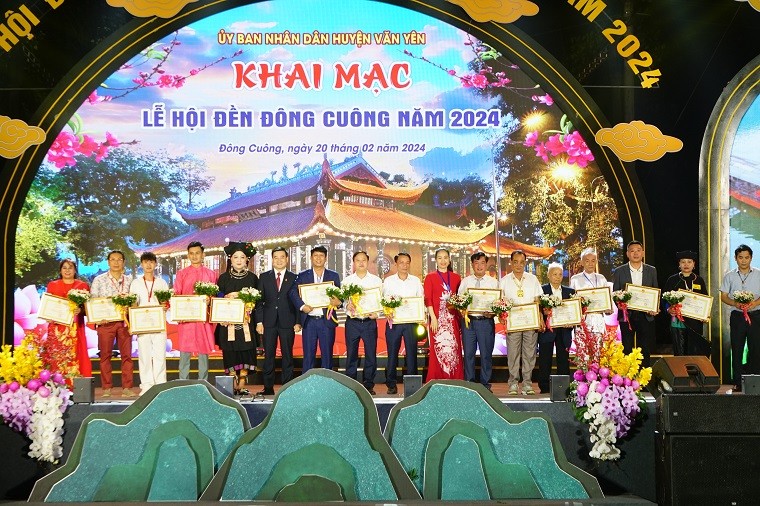 Yên Bái: Khai mạc Lễ hội đền Đông Cuông năm 2024