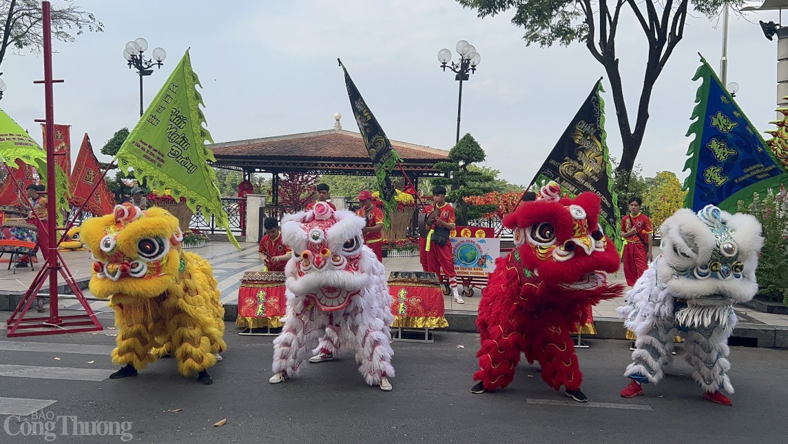 Bình Dương: Liên hoan nghệ thuật biểu diễn múa lân - sư - rồng mừng Đảng, mừng Xuân Giáp Thìn 2024