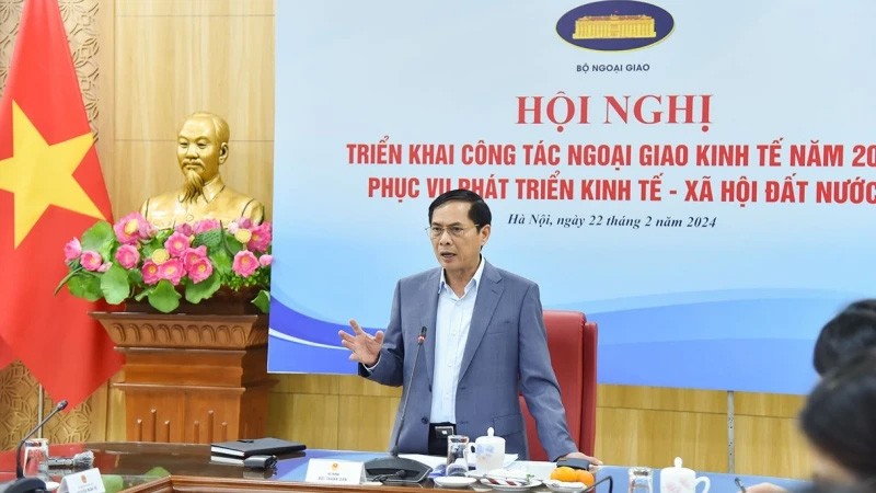 Triển khai công tác Ngoại giao kinh tế năm 2024 phục vụ phát triển kinh tế-xã hội