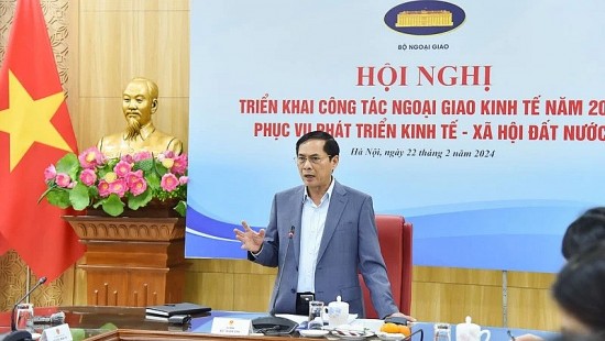 Triển khai công tác Ngoại giao kinh tế năm 2024 phục vụ phát triển kinh tế-xã hội