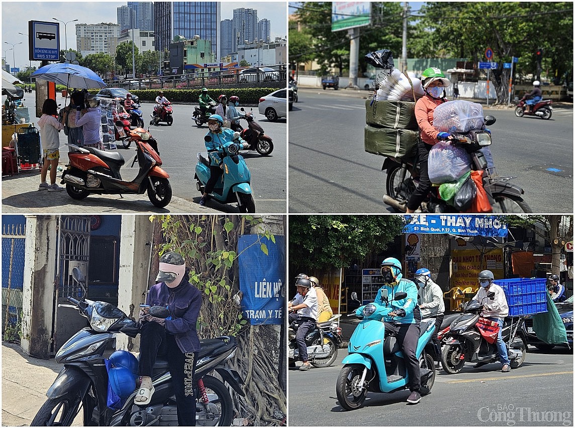 TP. Hồ Chí Minh nắng nóng gần 37 độ C: Trung tâm thương mại, quán cà phê đông khách