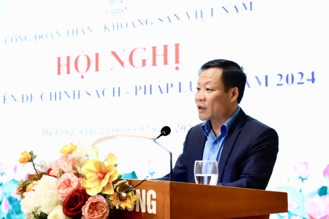 Công đoàn TKV: Triển khai chuyên đề Chính sách – Pháp luật năm 2024 đến cán bộ làm công tác công đoàn