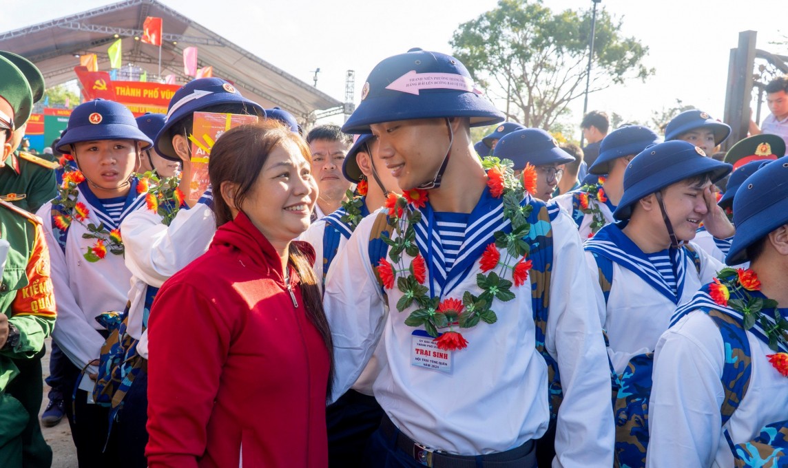 Thanh niên tỉnh Bà Rịa - Vũng Tàu sẵn sàng lên đường nhập ngũ