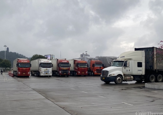 lao cai trong dip nghi le quoc khanh moi ngay co 550 xe thong quan xuat nhap khau hang hoa