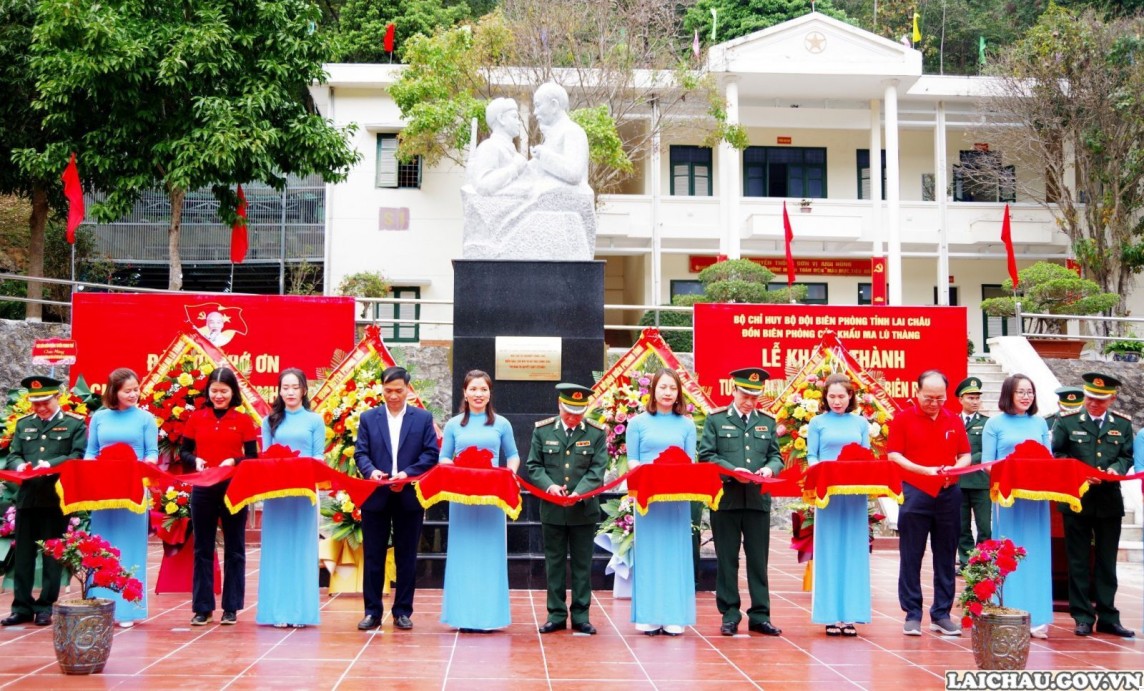 Lai Châu: Khánh thành tượng đài “Bác Hồ với chiến sĩ Biên phòng”