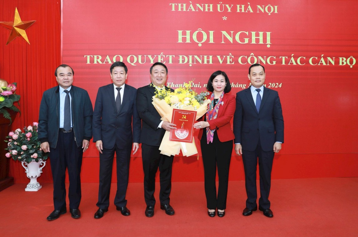 Hà Nội: Chuẩn y Phó Chủ tịch huyện Thanh Oai giữ chức Phó Bí thư Huyện ủy