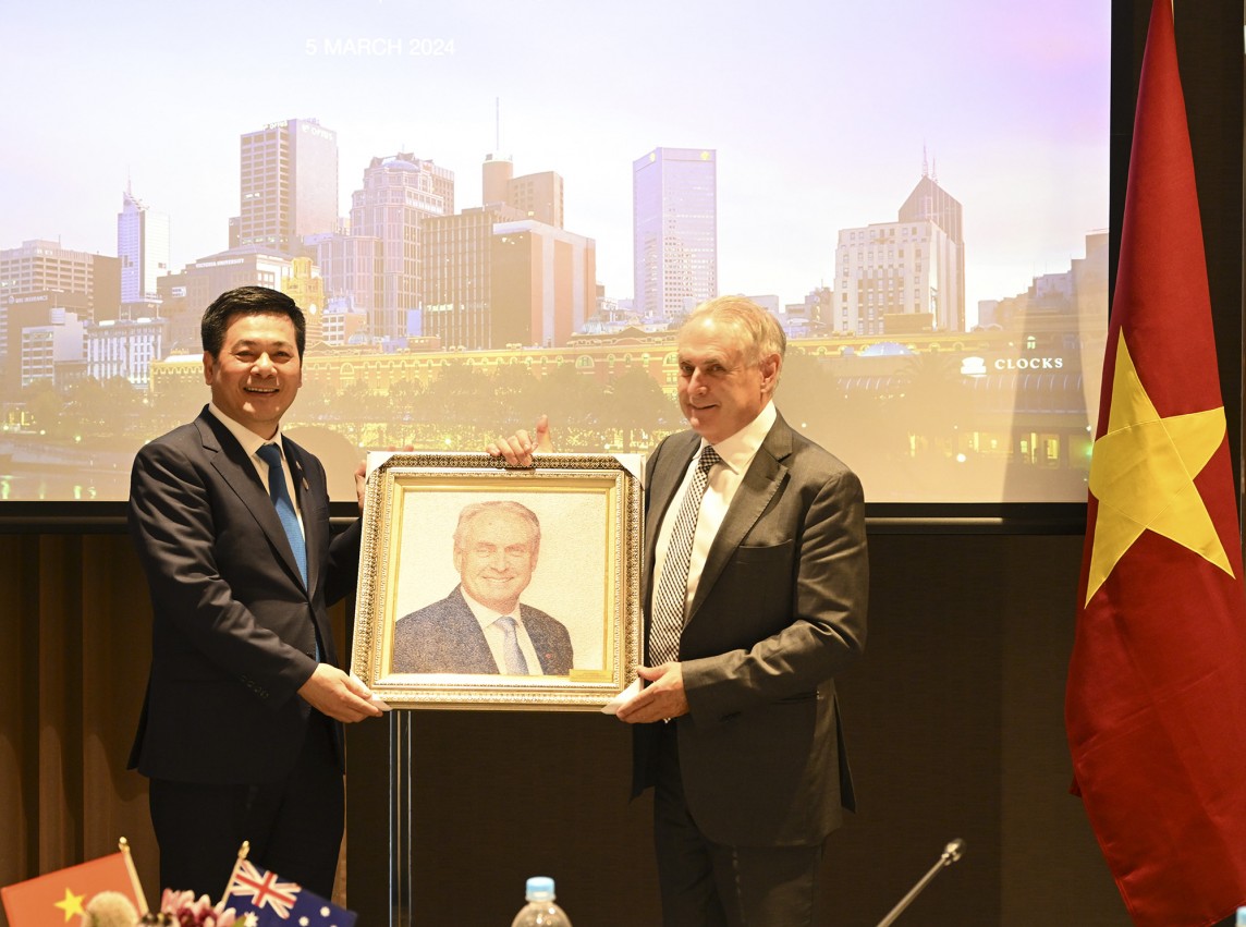Đối thoại cấp Bộ trưởng về Thương mại Việt Nam – Australia Chùm ảnh: Hoạt động của Bộ trưởng Nguyễn Hồng Diên trong chuyến công tác tại Australia