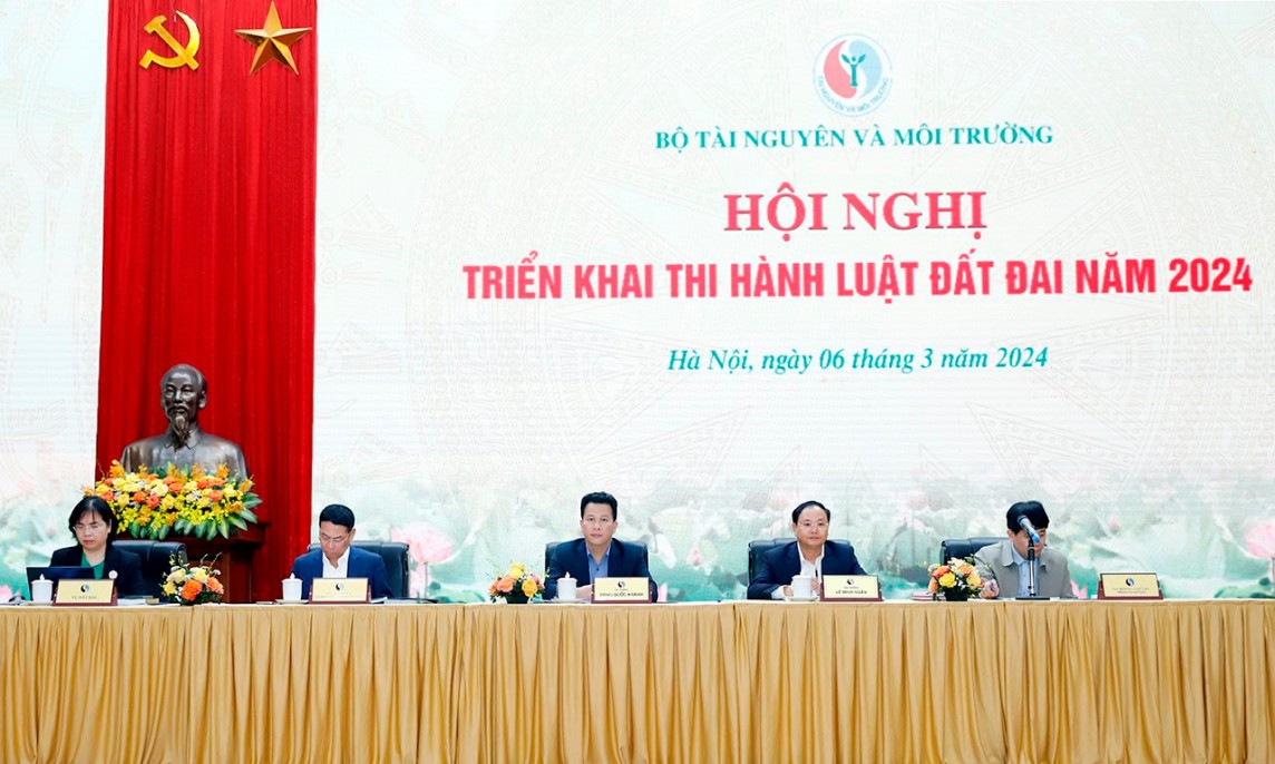 Bộ Tài nguyên và Môi trường triển khai thi hành Luật Đất đai năm 2024