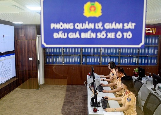 Đấu giá gần 190.000 biển số ô tô thuộc 63 tỉnh, thành phố trên cả nước