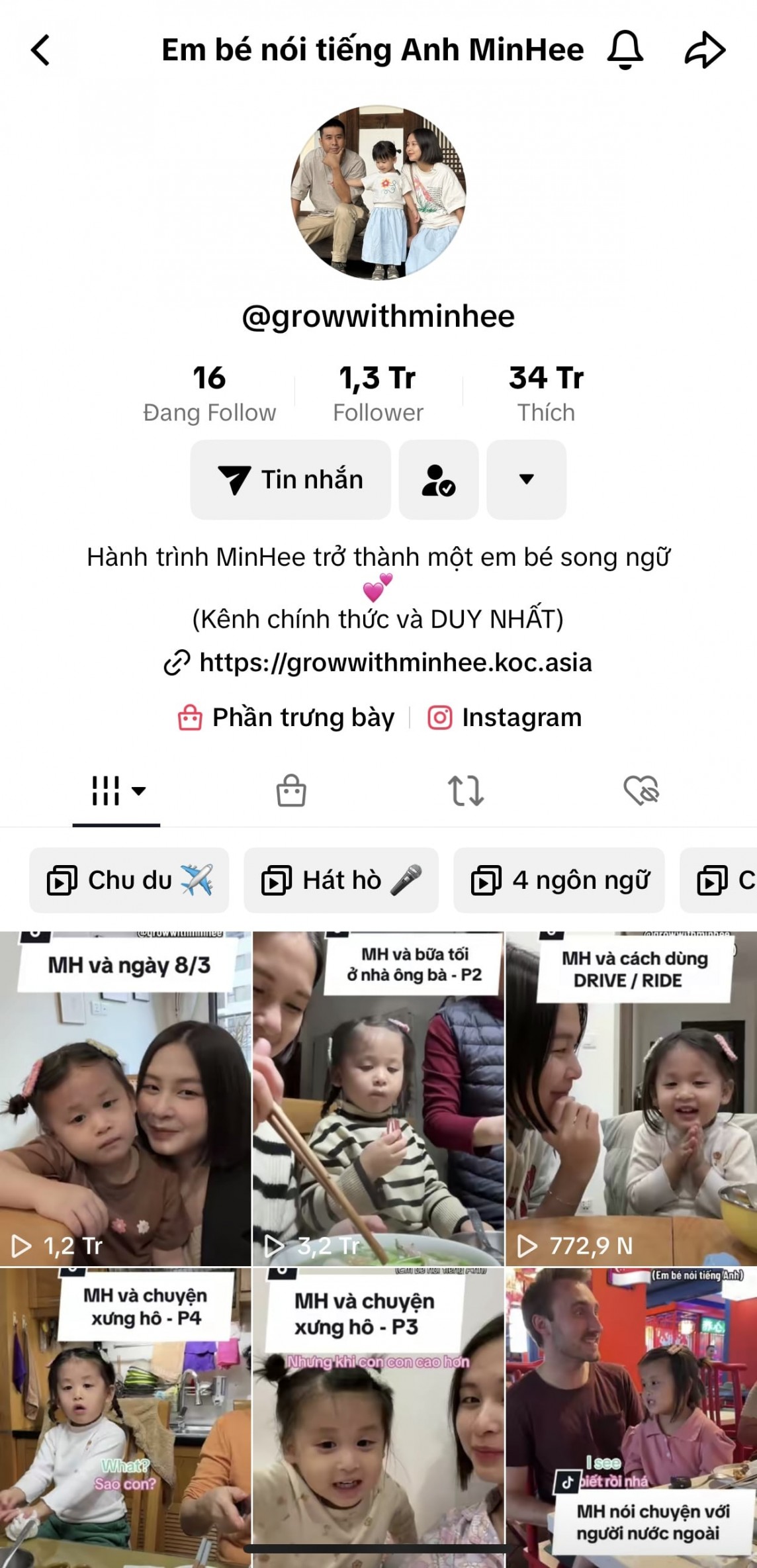 Hành trình chinh phục triệu tim của hội “nhóc tì” Tik Tok