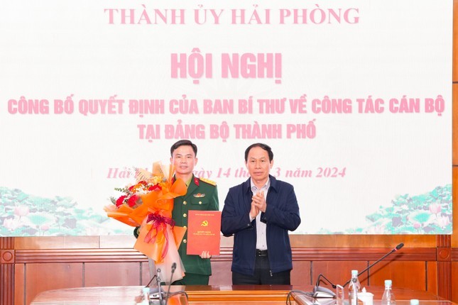 Hải Phòng: Chỉ huy trưởng Bộ Chỉ huy Quân sự thành phố tham gia Ban Thường vụ Thành ủy