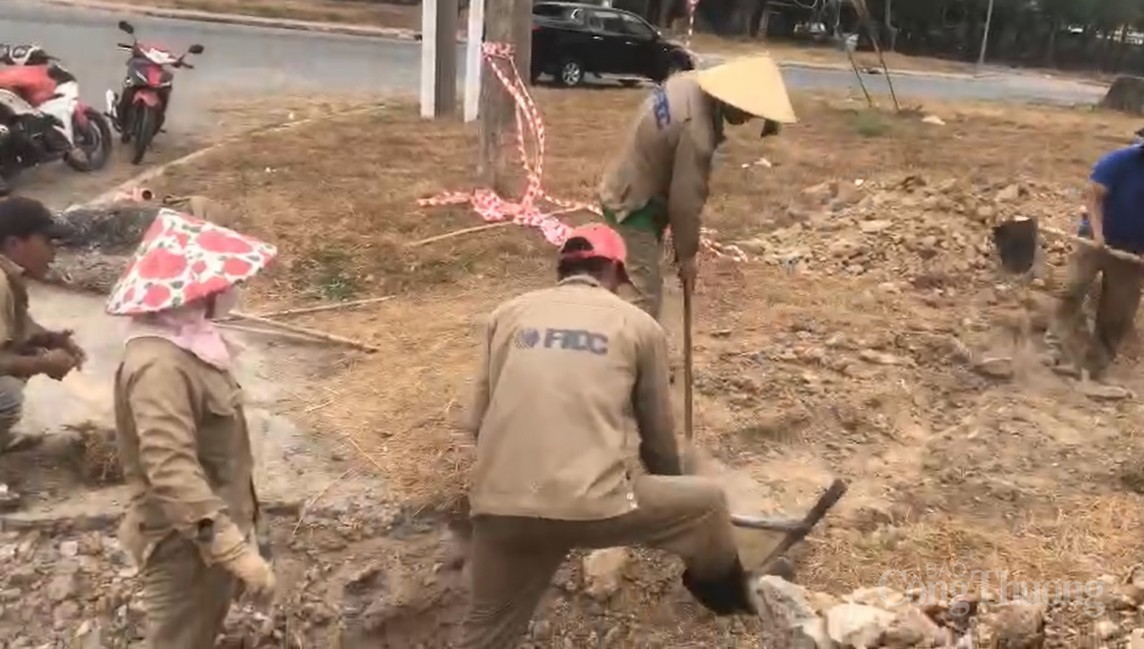 Bà Rịa - Vũng Tàu: Phát hiện nhóm người thi công hàng rào trên hành lang ống dẫn khí