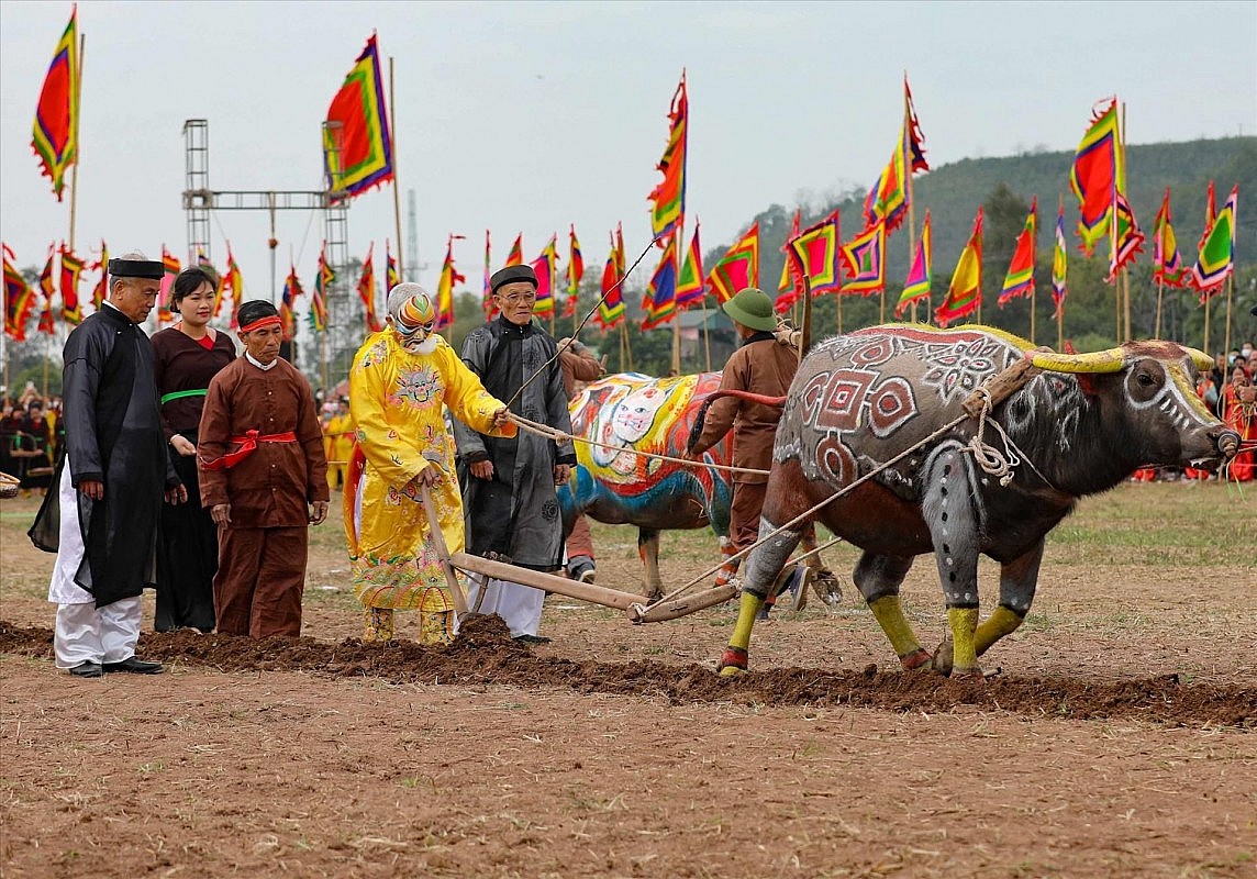 Công tác thanh tra, kiểm tra tổ chức lễ hội được đẩy mạnh. Ảnh: TTXVN