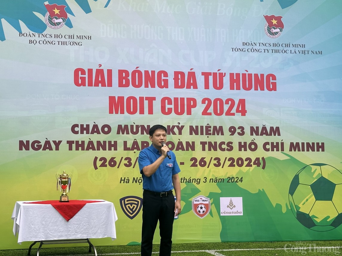 Giải bóng đá tứ hùng - MOIT Cup 2024: Tổng công ty Thuốc lá Việt Nam Vinataba lên ngôi vô địch