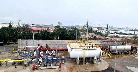 PV GAS DISTR vận hành Hệ thống cấp bù LPG để đáp ứng nguồn khí thấp áp cho khu vực Bắc bộ